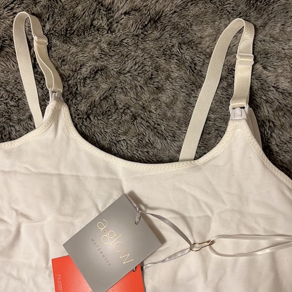 A glow maternity/ nursing tank small - Picture 3 of 4
